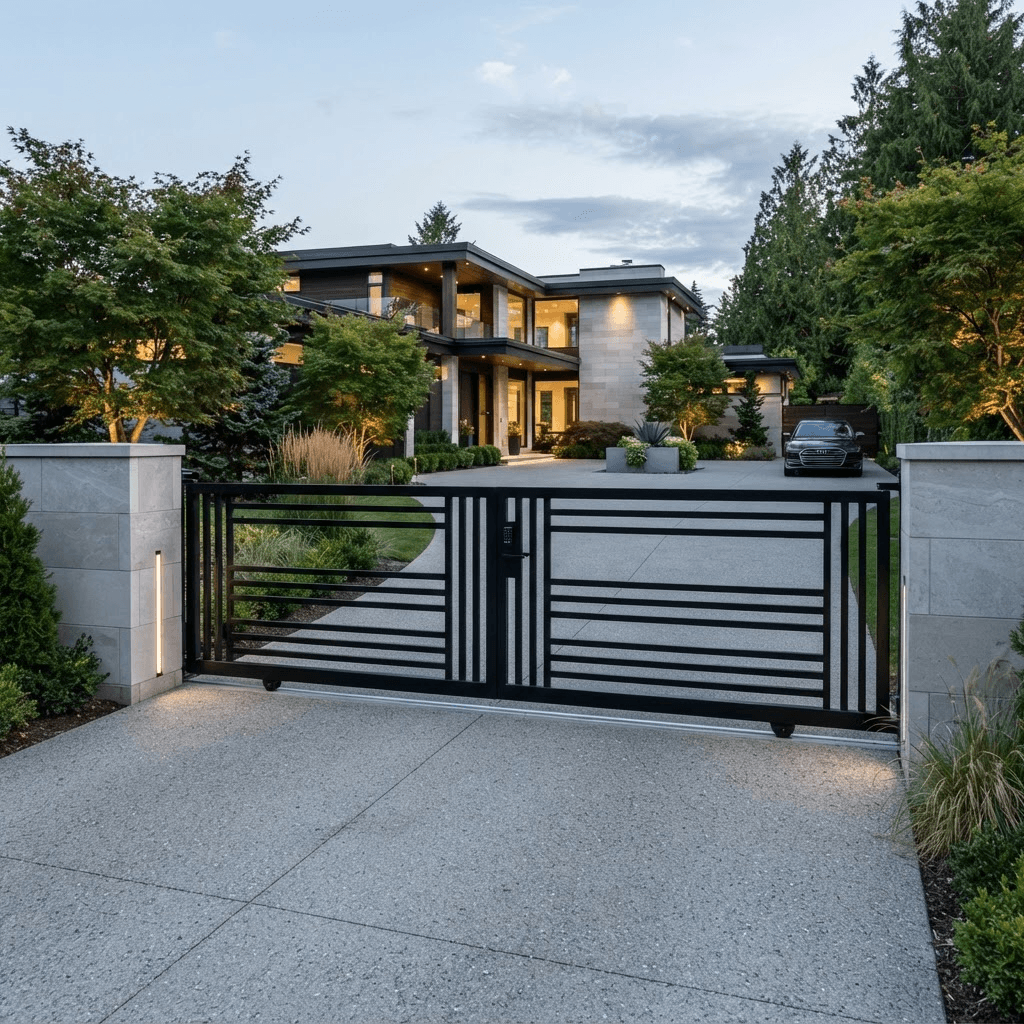 Modern Automated Sliding Gate