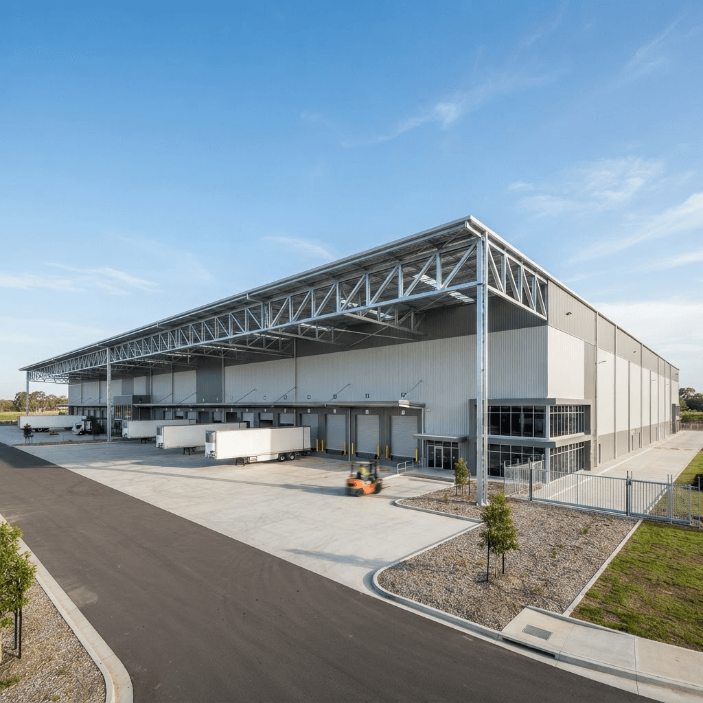 Large-Span Warehouse Shed